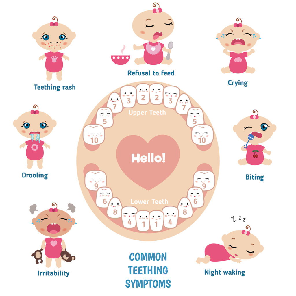 Four Signs of a Teething Baby 